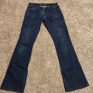 low rise bootcut jeans